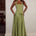 ODINA SQUARE NECK MAXI DRESS - PALM