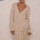 OPHELIA SLEEVED KNIT TOP - CREAM