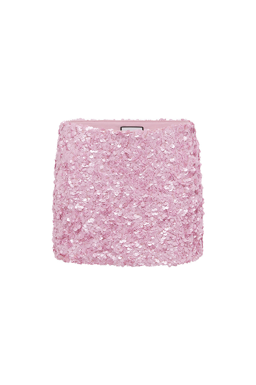 ORION SEQUIN MINI SKIRT - MUSK - ORIONSEQUINMINISKIRTMUSK