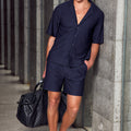 OTIS SHORT SLEEVE SHIRT - NAVY