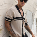 OWEN SHIRT - SAND/BLACK