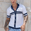 OWEN SHIRT - WHITE/NAVY