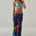 CYRUS LOW WAIST SHEER MAXI SKIRT - TUSCAN PURPLE