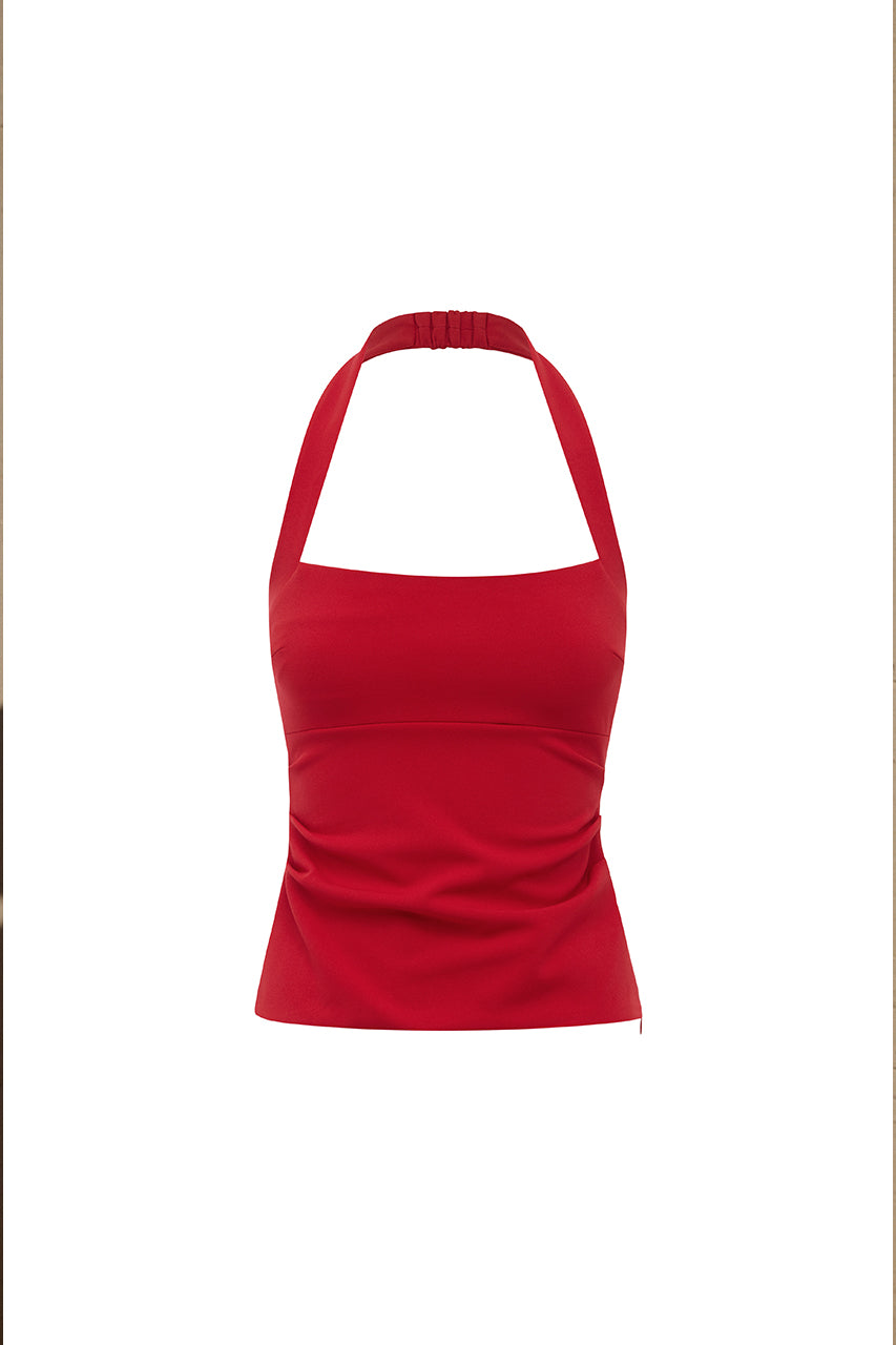 PARKER TOP - CHERRY RED - PARKER-TOP---CHERRY-RED