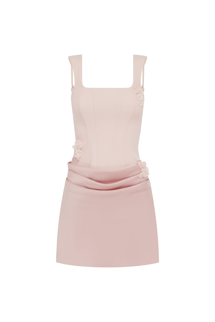 PERSEPHONE CORSET MINI DRESS - PETAL - PERSEPHONECORSETMINIDRESS-PETAL