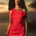 PHAERA MINI DRESS - RED