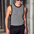 PIETRO KNIT TANK - BLACK/WHITE