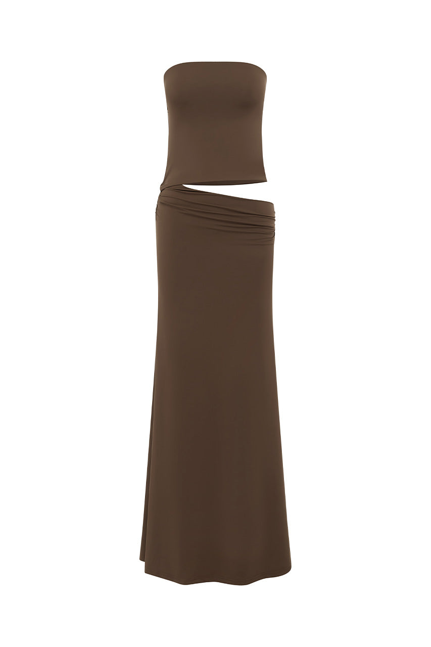 PIPER STRAPLESS CUTOUT MAXI DRESS - CHOCOLATE - PIPERSTRAPLESSCUTOUTMAXIDRESS-CHOCOLATE_159d3c76-7604-40b3-949c-246f5d5bccfc