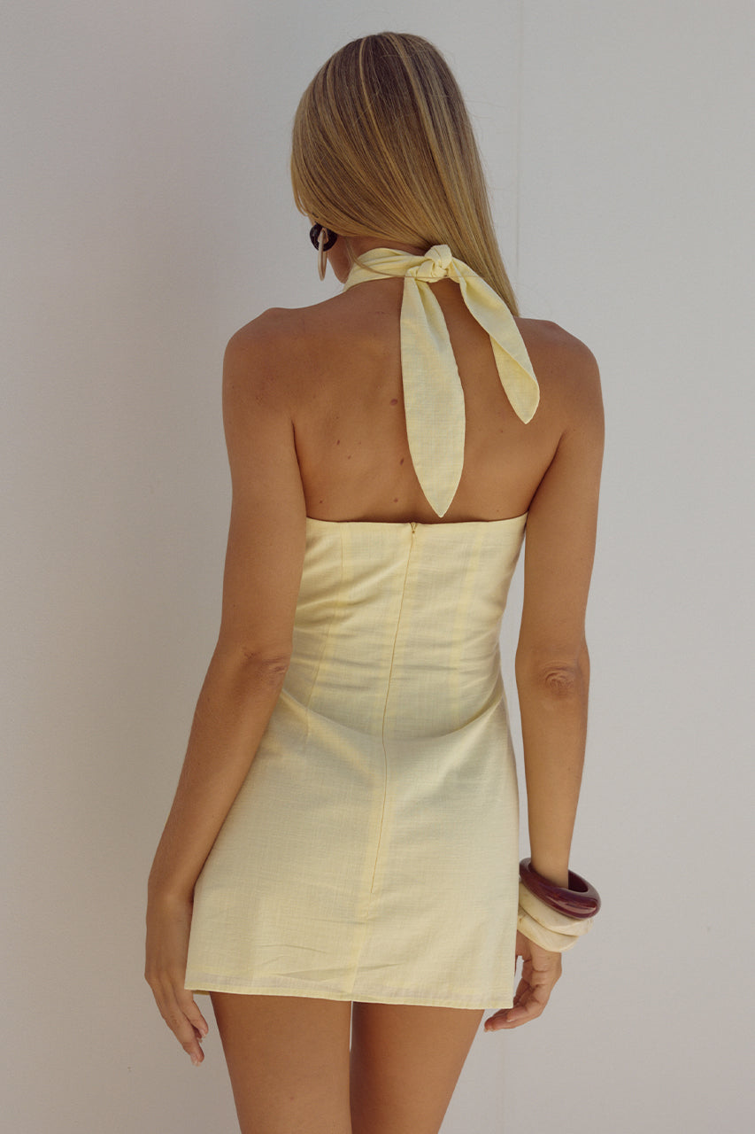 POPPY MINI DRESS - LEMON - POPPY-MINI-DRESS-LEMON-_4