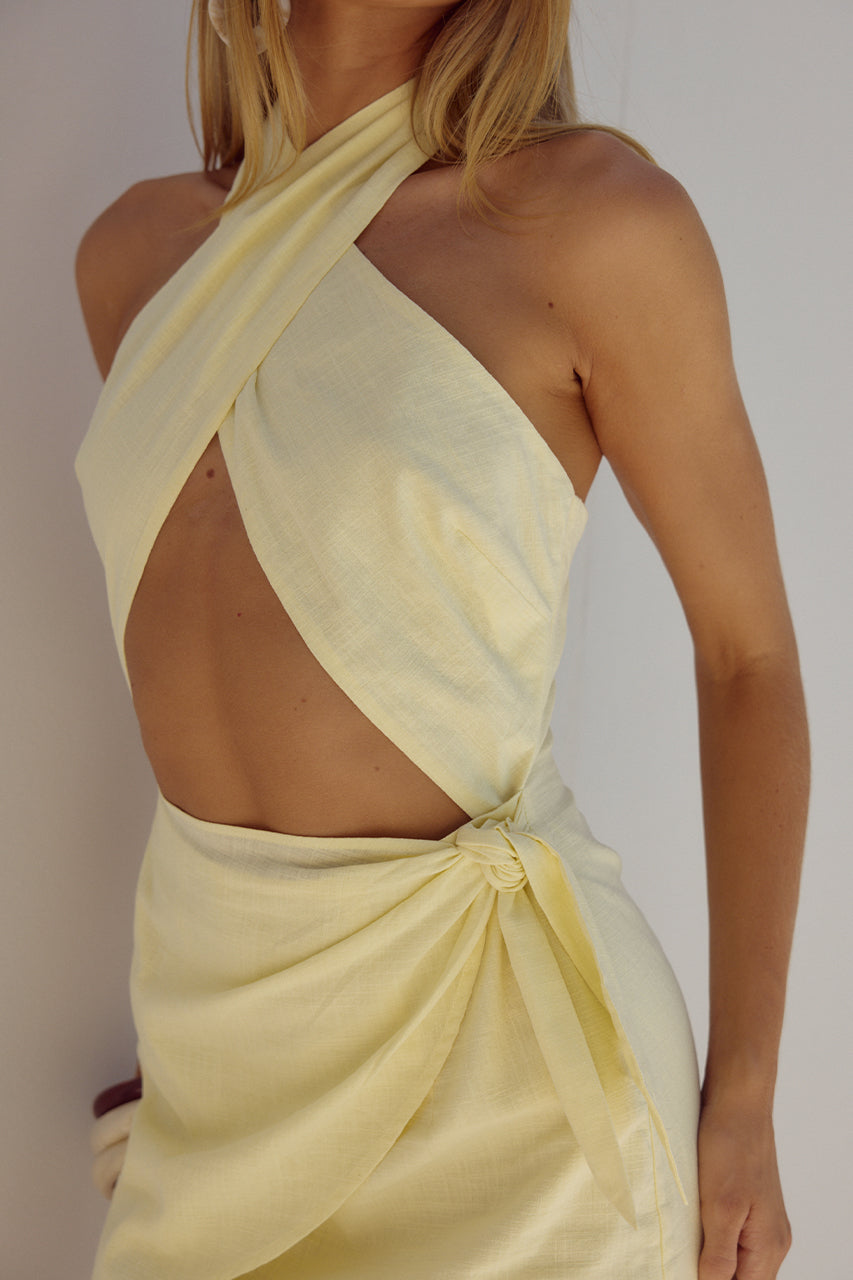 POPPY MINI DRESS - LEMON - POPPY-MINI-DRESS-LEMON-_5