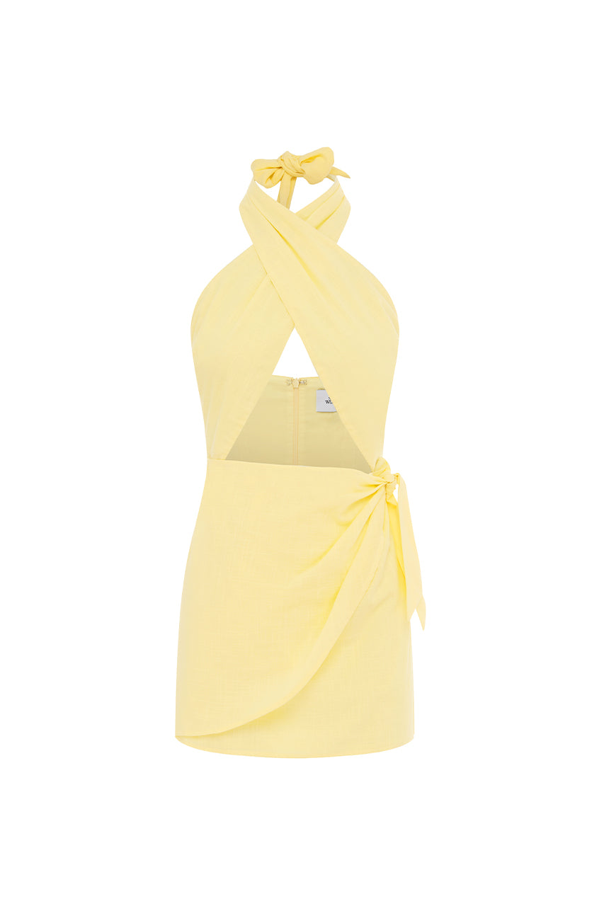 POPPY MINI DRESS - LEMON - POPPY-MINI-DRESS-LEMON-_6
