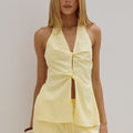 POPPY TOP - LEMON