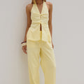 POPPY PANTS - LEMON