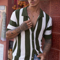 PRESLEY SHIRT - KHAKI/WHITE