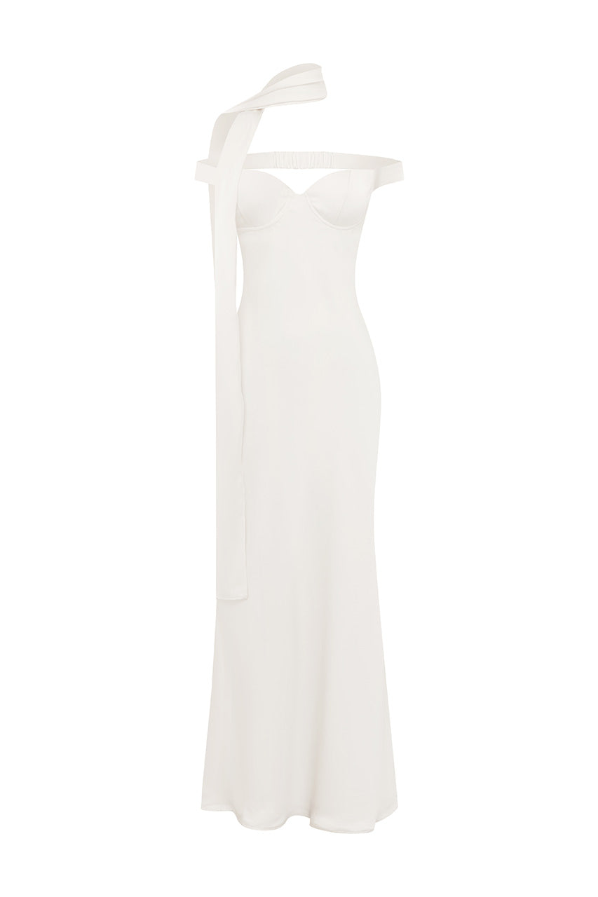 RAPHAELLA OFF SHOULDER MAXI DRESS - PEARL - RAPHAELLAOFFSHOULDERMAXIDRESS-PEARL_1