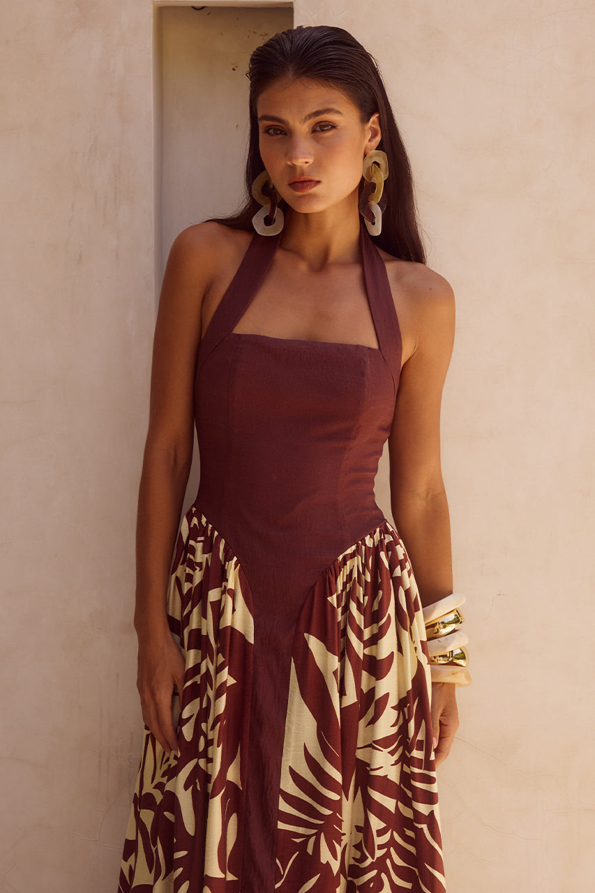 RASTIE MIDI DRESS - MATELO PRINT - RASTIE-MIDI-DRESS-MATELO-PRINT-_1
