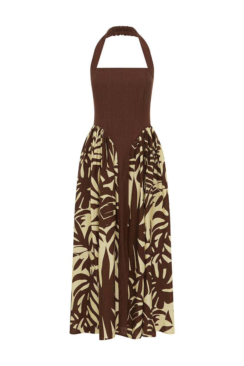 RASTIE MIDI DRESS - MATELO PRINT - RASTIE-MIDI-DRESS
