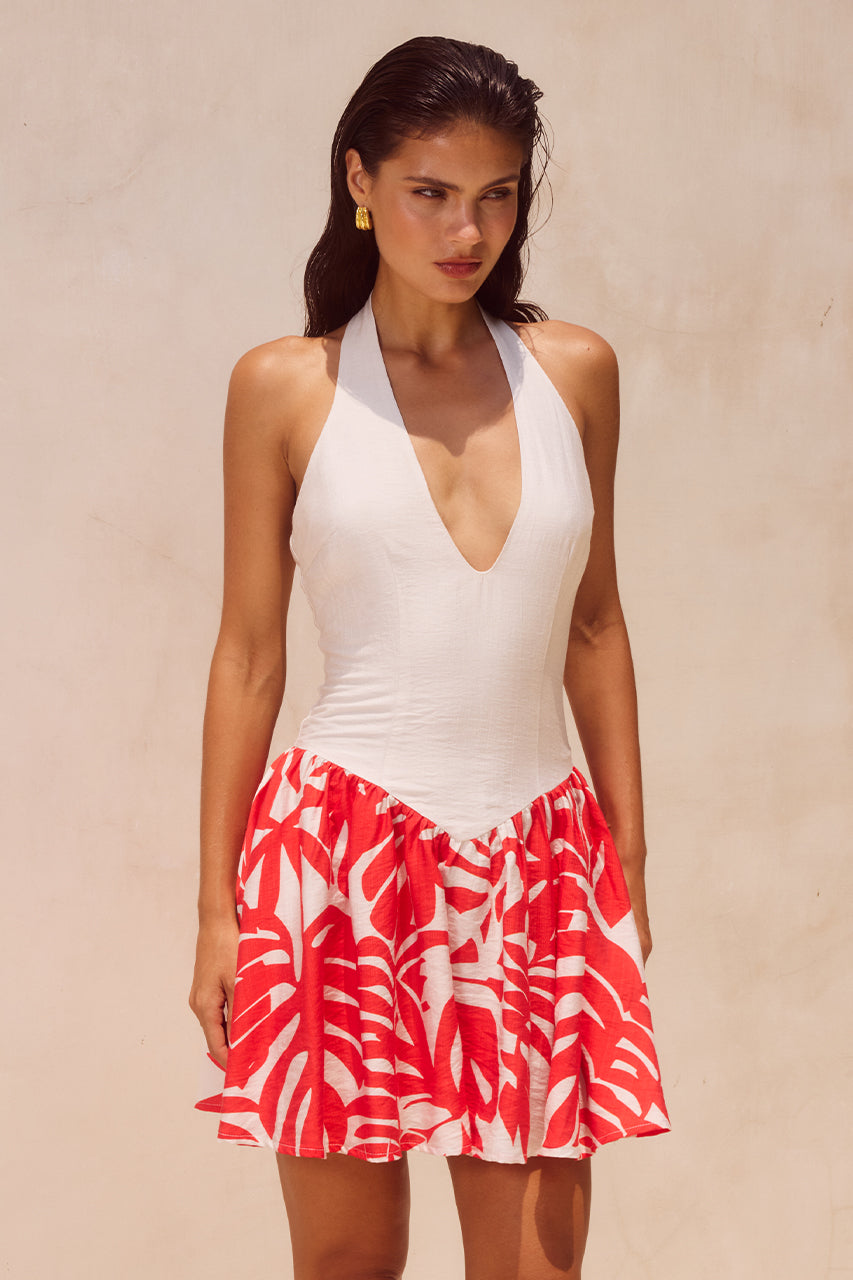 RASTIE MINI DRESS - MATELO RED XXL - RASTIE-MINI-DRESS-MATELO-RED-_1
