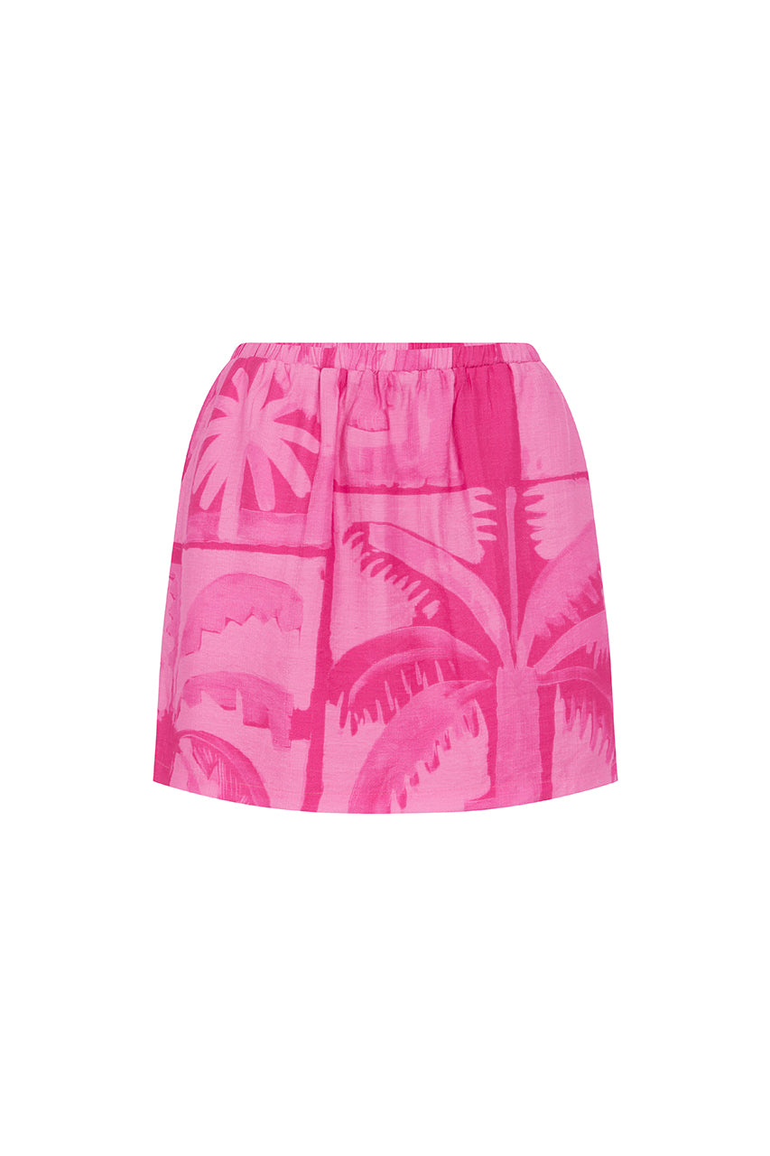 RASTIE MINI SKIRT - ARLO PINK - RASTIE-MINI-SKIRT-ARLO-PINK