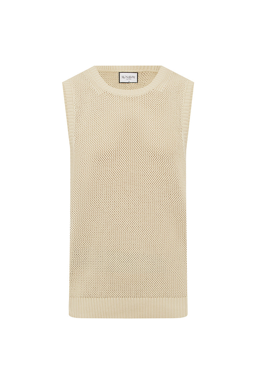 REECE TANK - SAND - REECEKNITTANKSAND