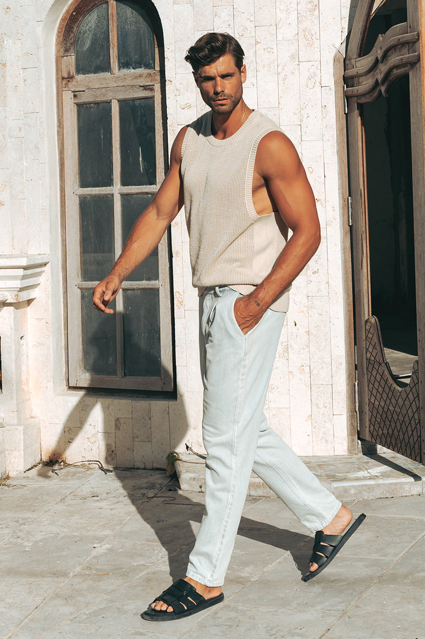 REECE TANK - SAND - REECETANKSANDXTOMPANT