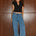 ALIS MID RISE WIDE LEG DENIM JEANS - LIGHT BLUE WASH