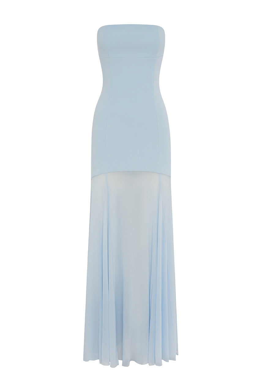 REMI STRAPLESS MAXI DRESS - SKY BLUE - REMISTRAPLESSMAXIDRESS-SKYBLUE