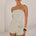 RHIANNON STRAPLESS SHIRRED BACK TOP - MILA WHITE