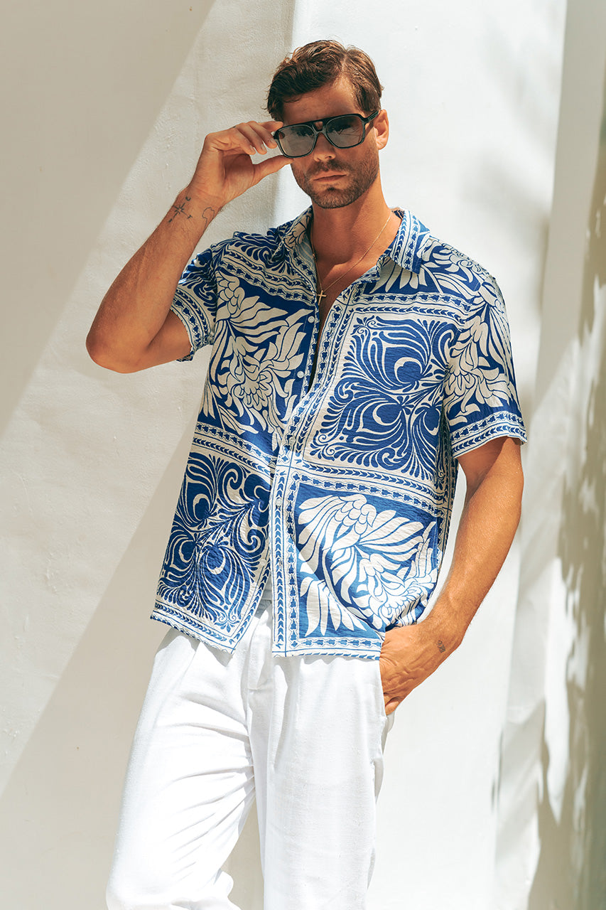 HAVANNA SHIRT - BLUE - RHT02645
