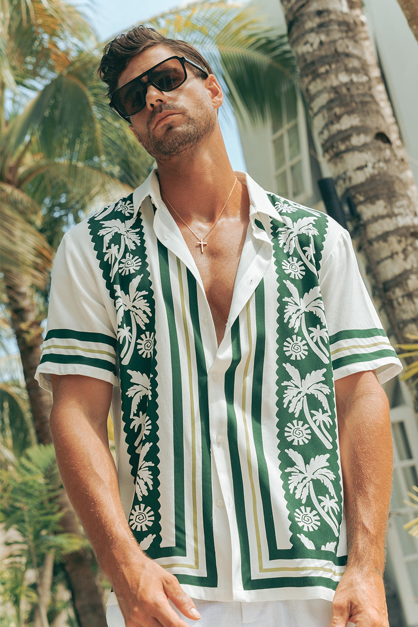 BLAKE SHIRT - GREEN - RHT05019