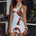 RIHANNA KNOT HALTER MINI DRESS - RINA BLUE