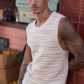 RIKKI SCOOP KNIT TANK - OFF WHITE