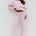 SHOBI LOW RISE TRACK PANTS - BALLET PINK