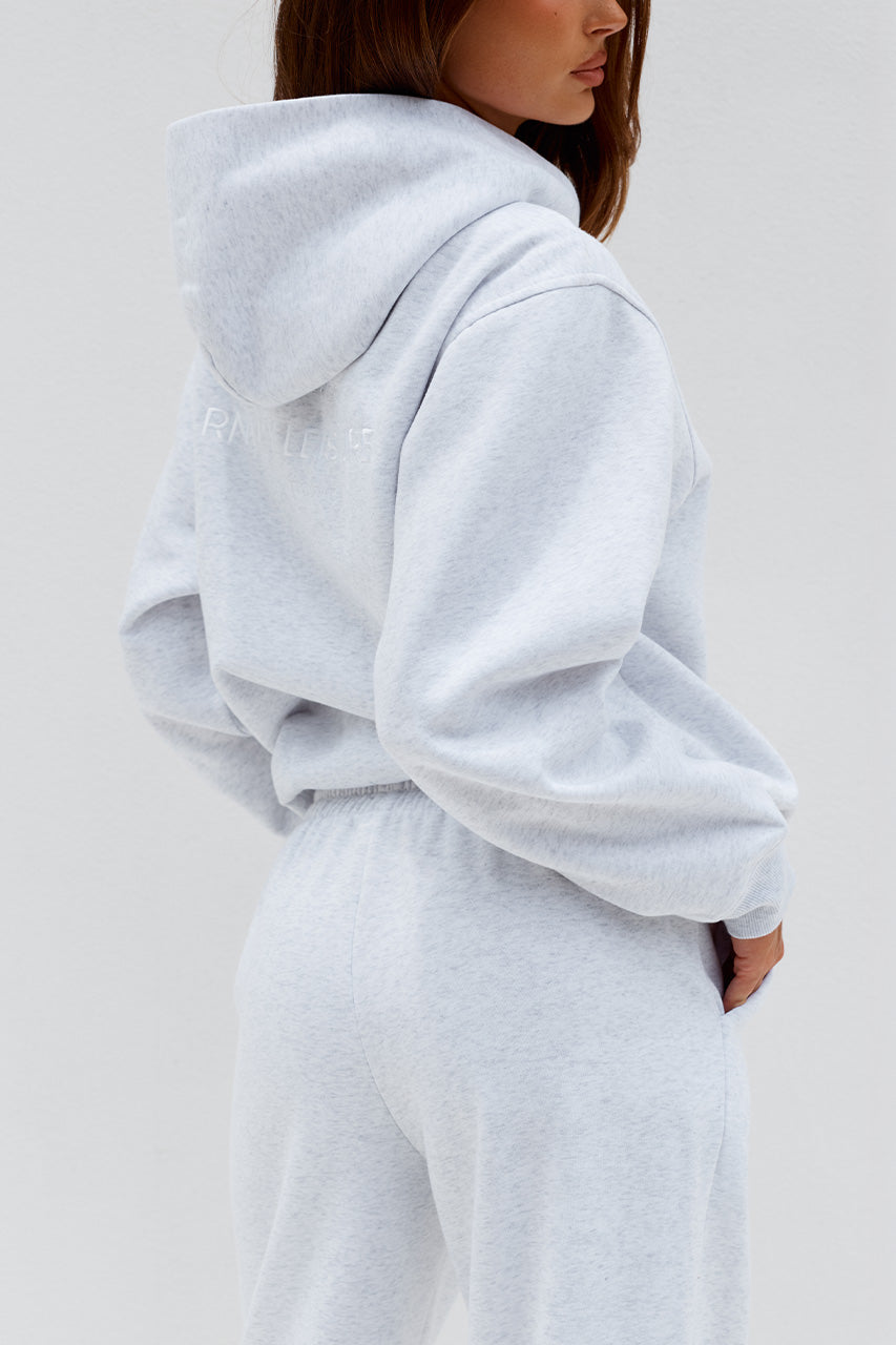 RNWY WIDE LEG TRACK PANT - GREY MARLE - RNWYOVERSIZEDHOODIExRNWYWIDELEGTRACKPANT-GREYMARLE-03