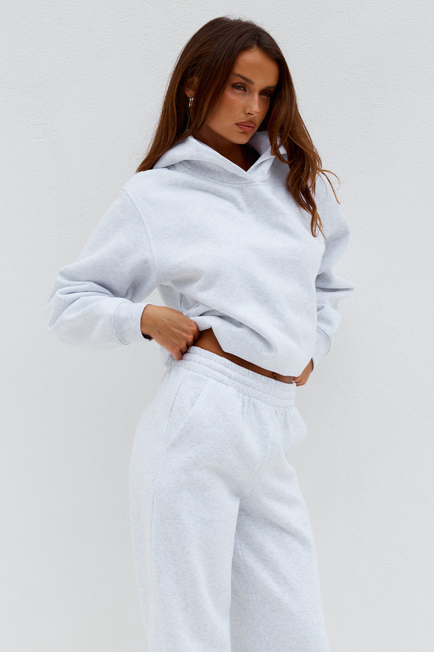 RNWY OVERSIZED HOODIE - GREY MARLE