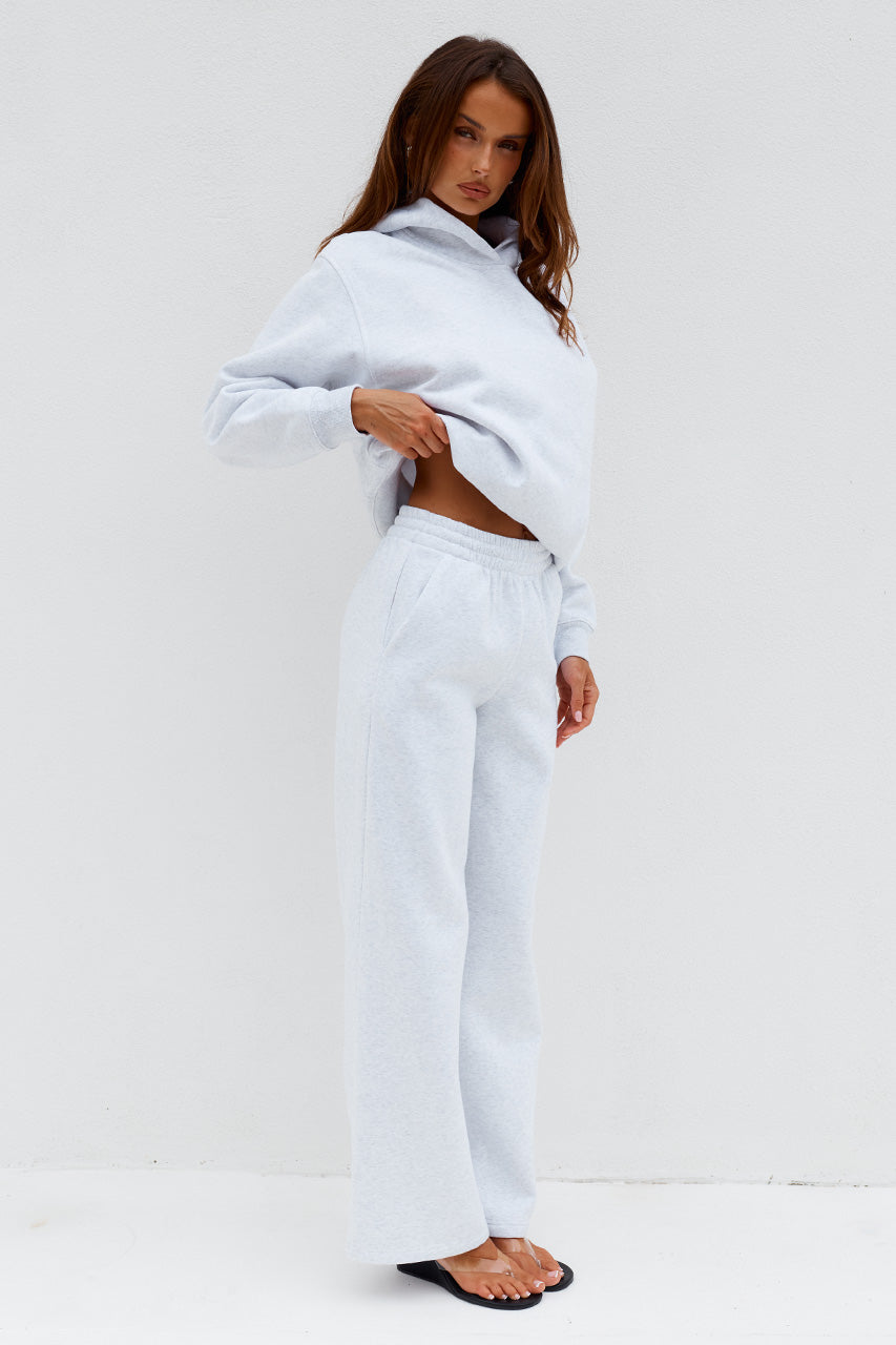 RNWY WIDE LEG TRACK PANT - GREY MARLE - RNWYOVERSIZEDHOODIExRNWYWIDELEGTRACKPANT-GREYMARLE-06