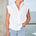ROMAN SLEEVELESS SHIRT - WHITE