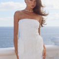 ROSALINE MINI DRESS - WHITE
