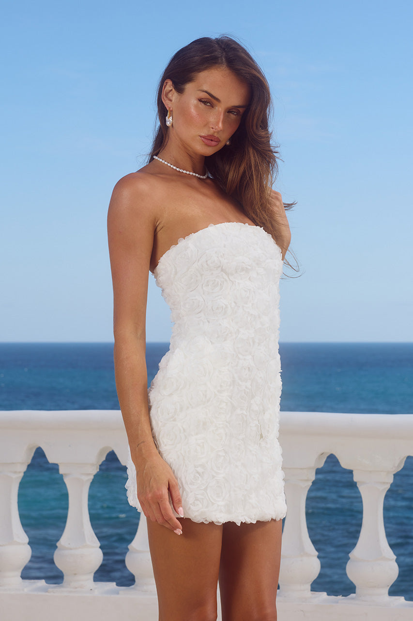 ROSALINE MINI DRESS - WHITE - ROSALINEMINIDRESS-WHITE_7