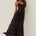ROSETTA BACKLESS TIERED MAXI DRESS - BLACK