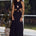 ROSSA CUT OUT HALTER MAXI DRESS - BLACK
