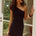 ROSSA OFF SHOULDER MINI DRESS - BLACK
