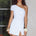 ROSSA OFF SHOULDER MINI DRESS - WHITE