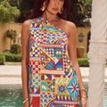 ROWENA MINI DRESS - PHAEDRA PRINT