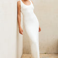 ROZZA TANK KNIT MAXI DRESS - SAND
