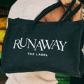 RUNAWAY CANVAS BAG - BLACK