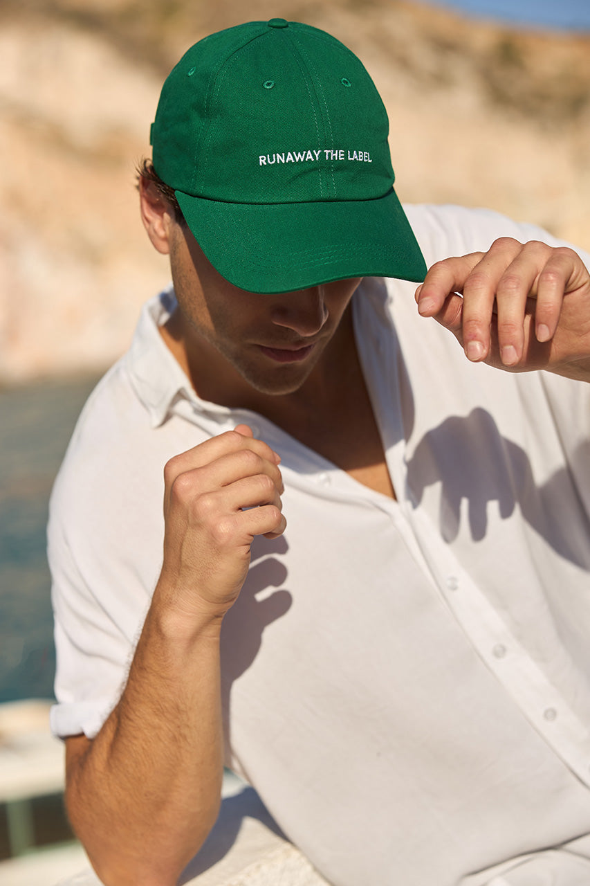 RUNAWAY PLAIN CAP - EMERALD - RunawayPlainCap-Emerald