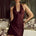 SABRINE HALTER CORSET MINI DRESS - BITTER CHOCOLATE