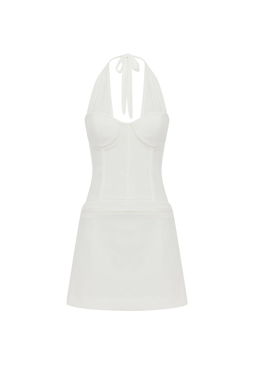 SABRINE HALTER CORSET MINI DRESS - WHITE - SABRINEHALTERCORSETMINIDRESS-WHITE_28aca82a-b57f-4f02-b1e9-3837b0c63281