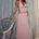 SAFINO HALTER LOW PLUNGE MAXI DRESS - BLUSH